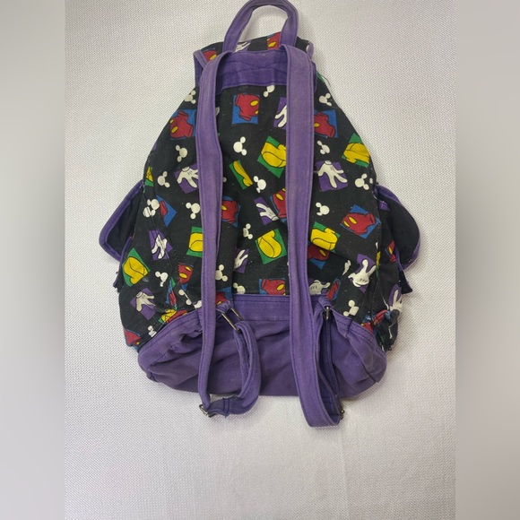 Vintage Mickey Mouse backpack napsack Mickey Unlimited 90s A - Picture 5 of 9